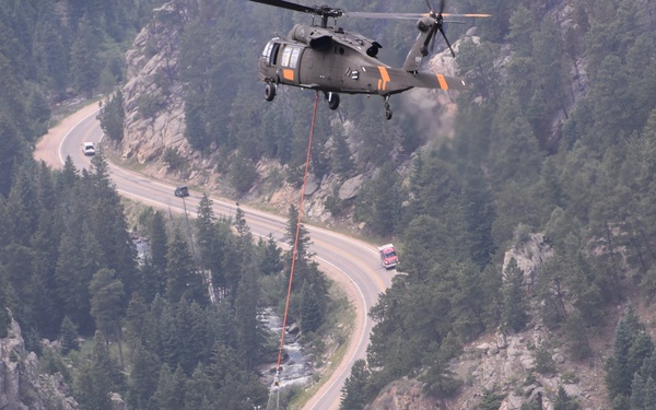 Colorado National Guard responds to Cold Springs fire