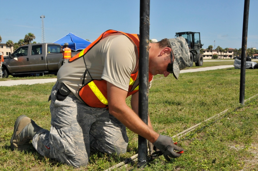 181st Civil Engineers deploy to Patrick Air Force Base