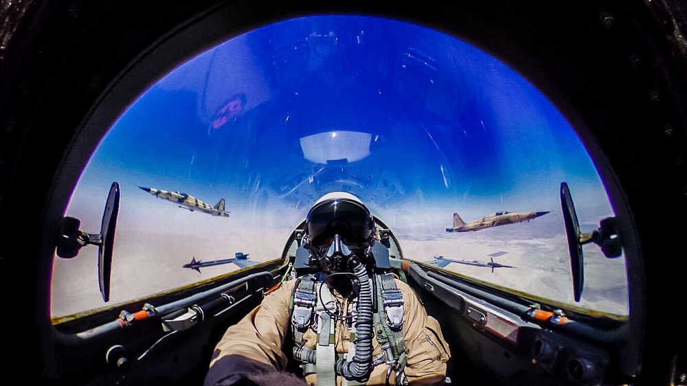 Lt. Col. William Sheridan Pilots a F-5N
