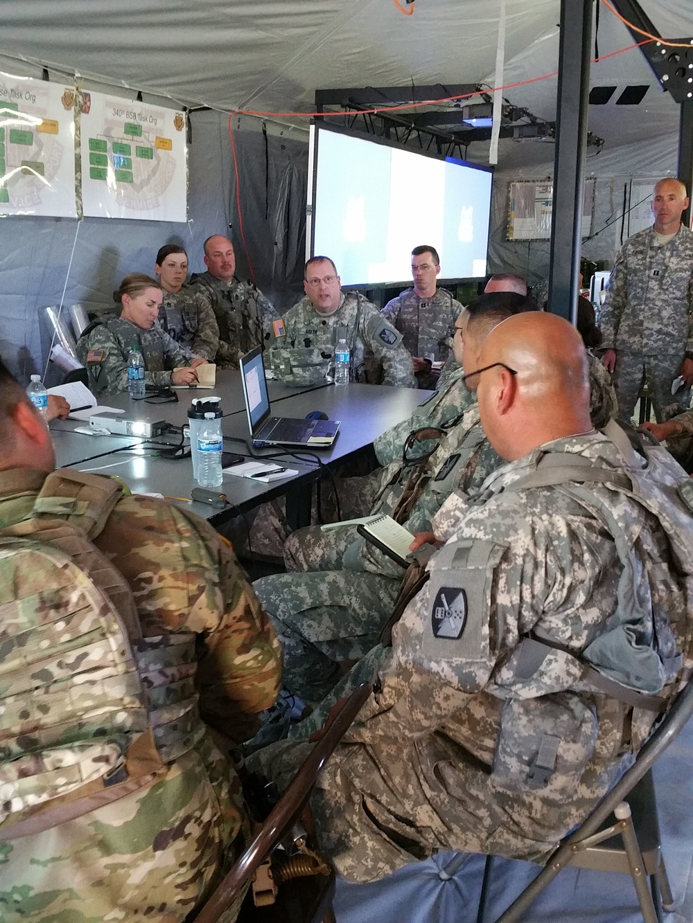 340th BSB trains with 65th Fires Brigade in Wyoming