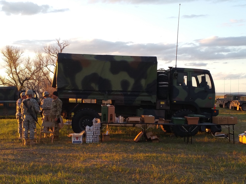 340th BSB trains with 65th Fires Brigade in Wyoming