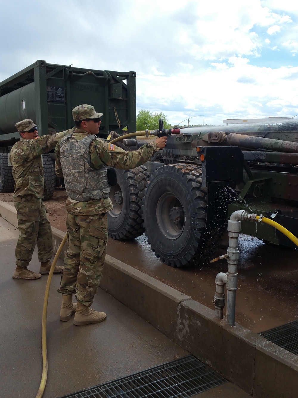 340th BSB trains with 65th Fires Brigade in Wyoming