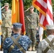 Saluting the Colors at the AFRICOM Change of Command
