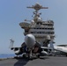 An EA-18G Growler, assigned to the “Patriots” of Electronic Attack Squadron (VAQ) 140, on the flight deck of aircraft carrier USS Harry S. Truman (CVN 75).