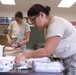 Service member prepares the Dental Clinic for IRT event in Cortland, NY.