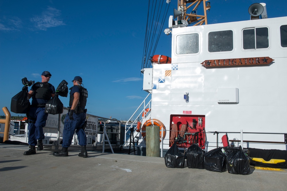 Coast Guard offloads $5 million of cocaine in St. Petersburg, Fla.