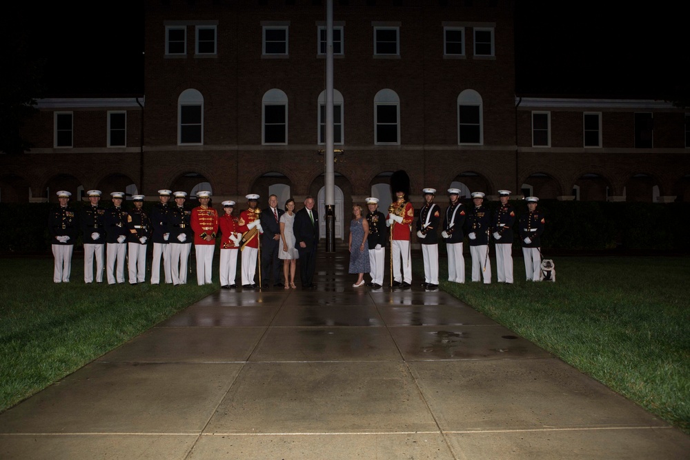 Marine Barracks Washington Evening Parade July 1, 2016