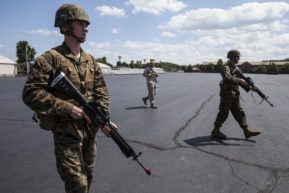 India Co. Offensive Combat signs