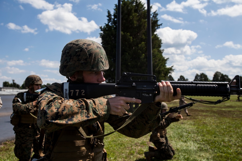 India Co. Offensive Combat signs