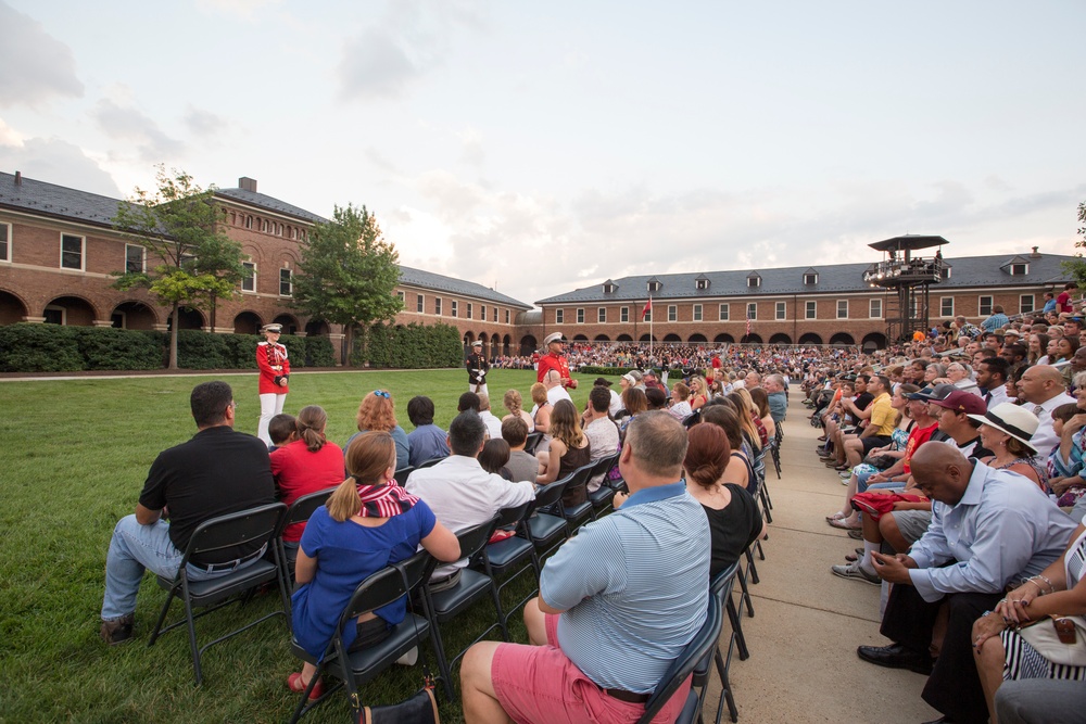 Marine Barracks Washington Evening Parade July 1, 2016