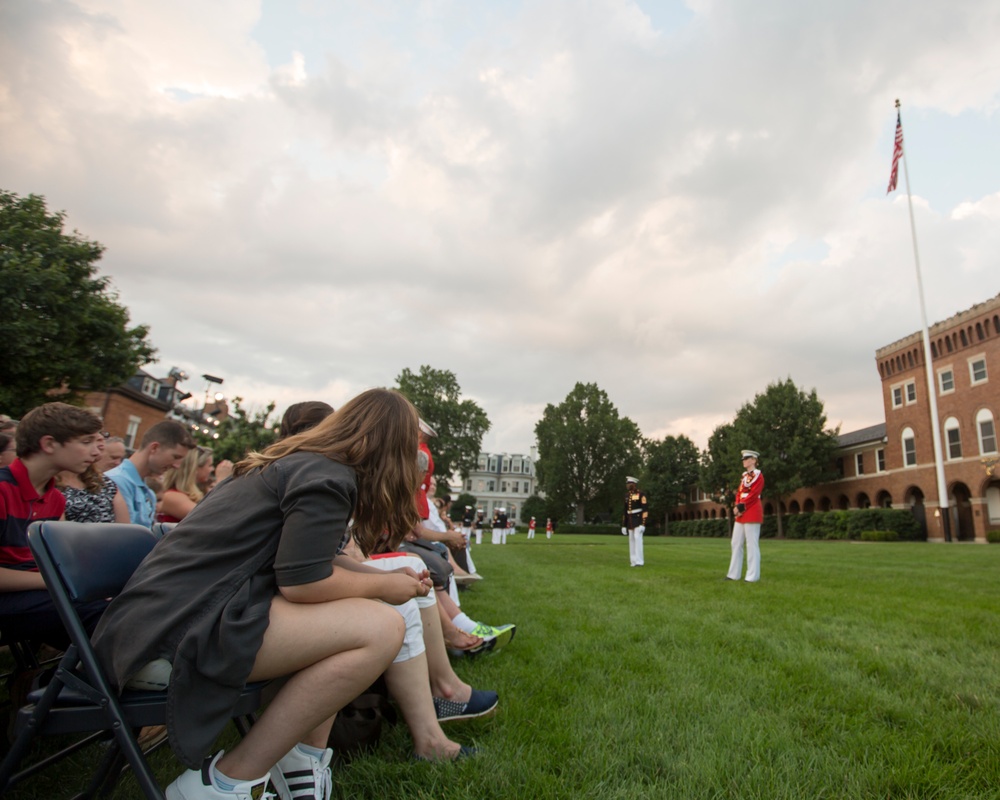 Marine Barracks Washington Evening Parade July 1, 2016