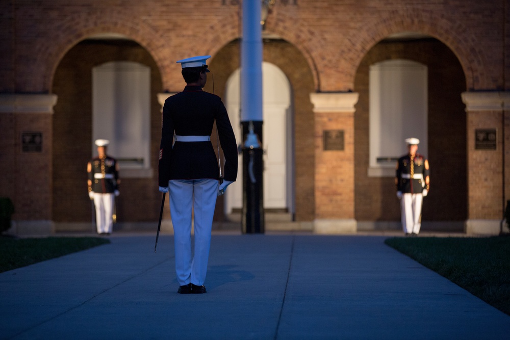 Marine Barracks Washington Evening Parade July 1, 2016