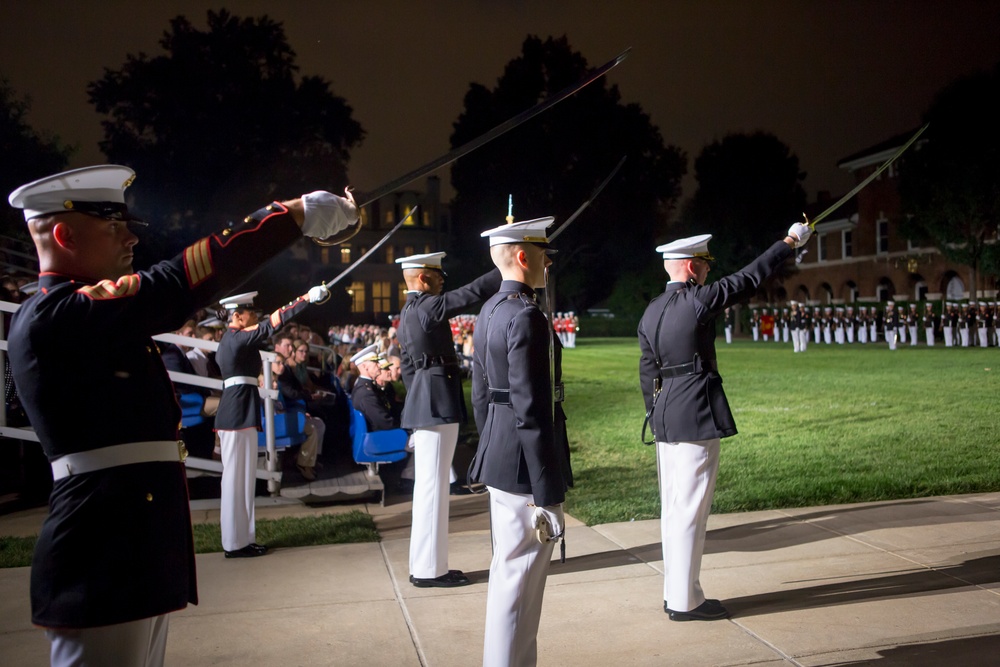 Marine Barracks Washington Evening Parade July 1, 2016