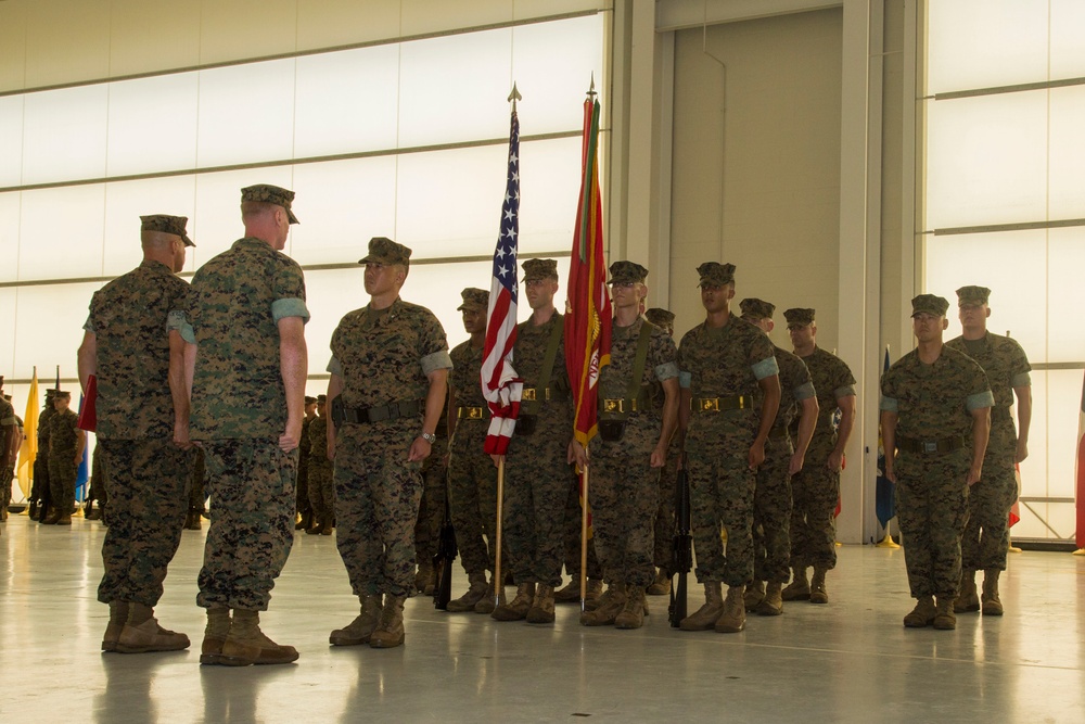 Headquarters and Headquarters Squadron Change of Command