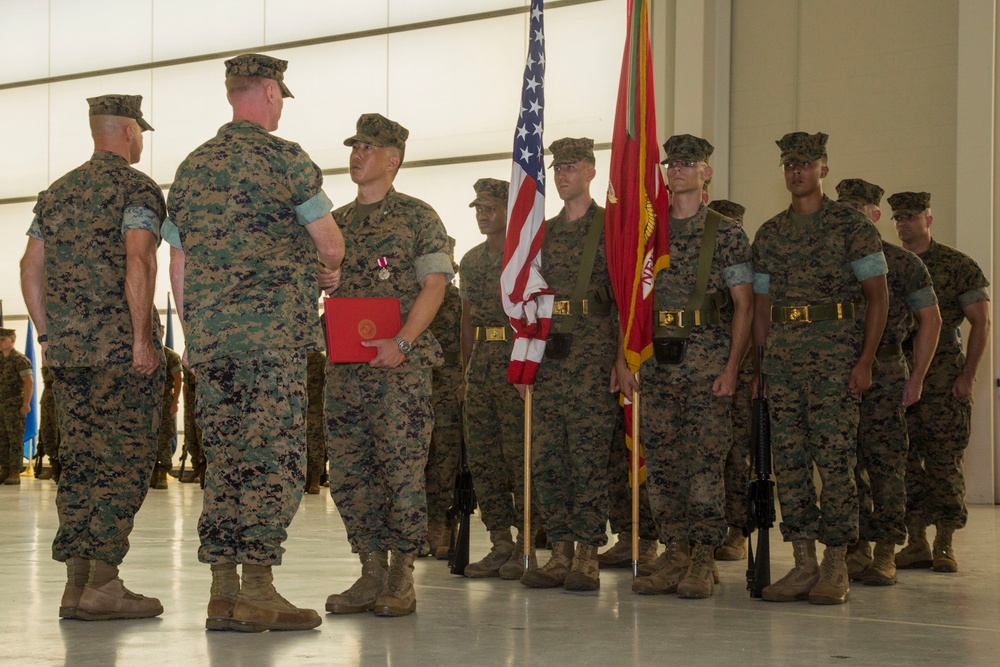 Headquarters and Headquarters Squadron Change of Command