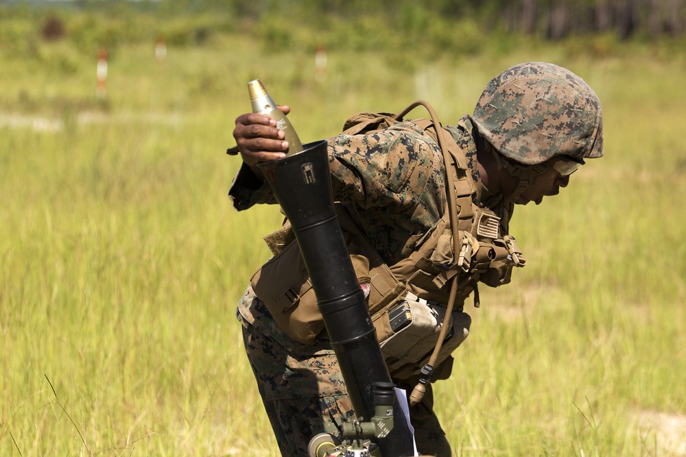 3/6 conducts live mortar range