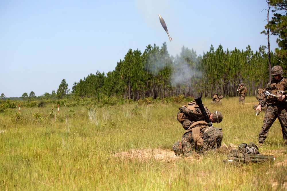 3/6 conducts live mortar range