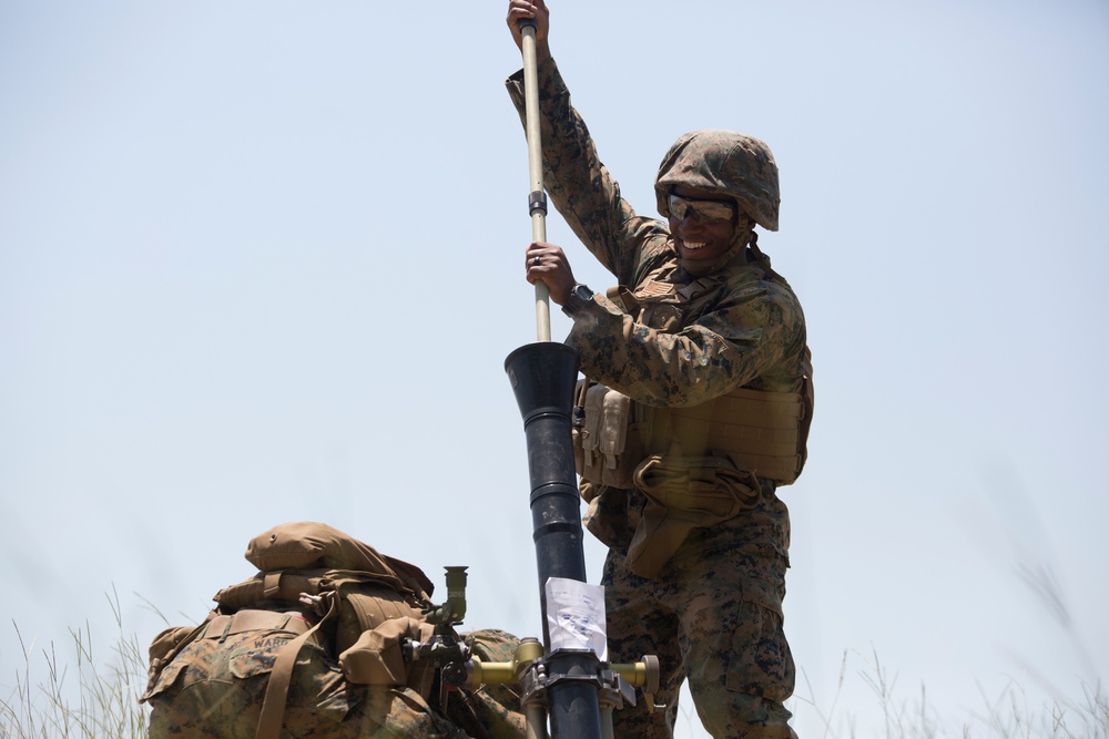 3/6 conducts live mortar range