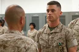 Headquarters and Service Company conducts change of command ceremony