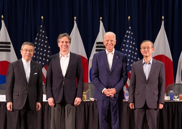U.S.-ROK-Japan leaders conduct trilateral meeting at DKI APCSS