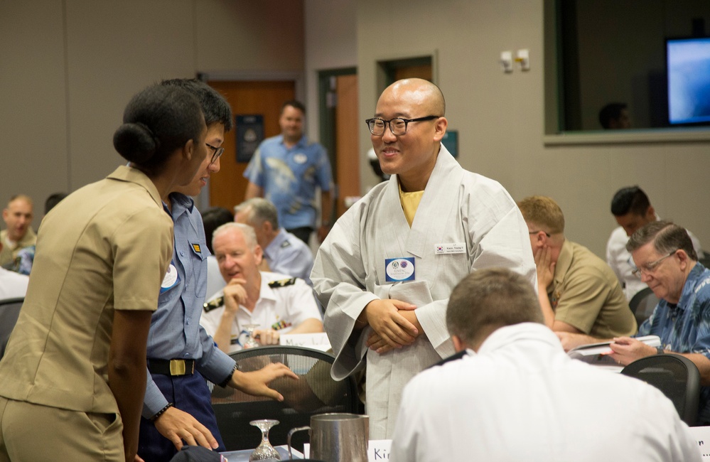 Chaplains converse at HA/DR symposium