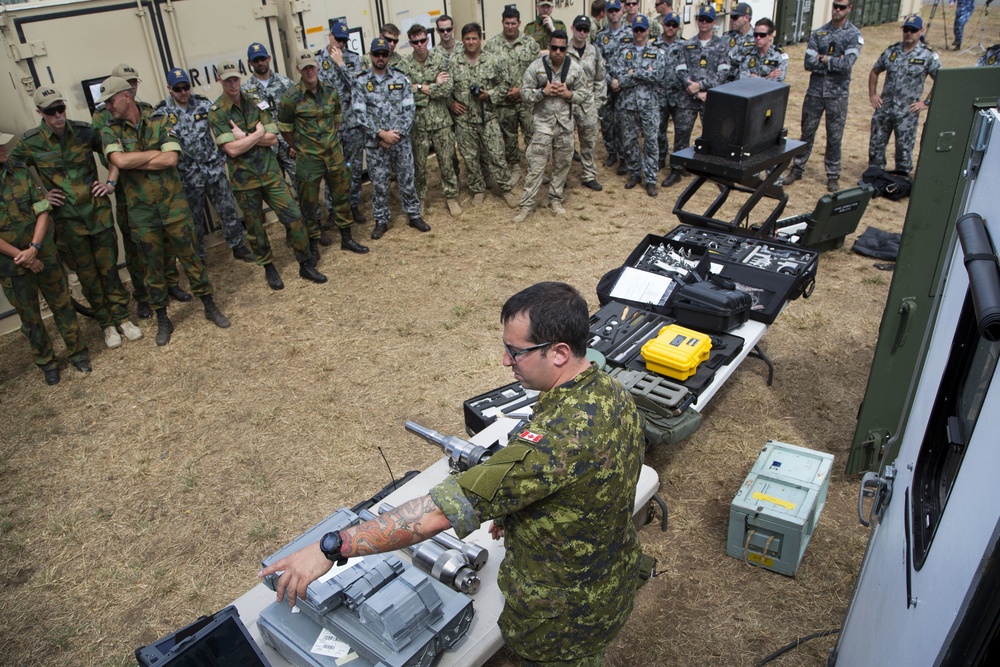 Multinational Clearance Diver Technical Display