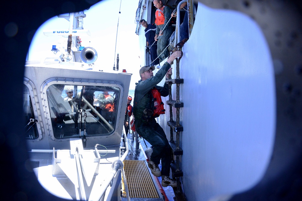 Coast Guard, international partners conduct short-notice maritime response exercise