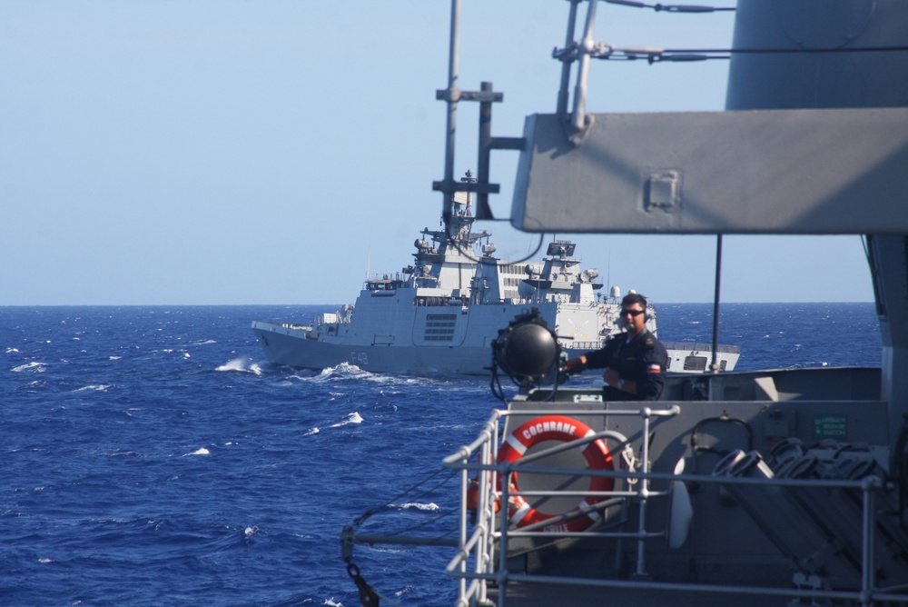 Indian, Chilean navies at sea during RIPMPAC 16