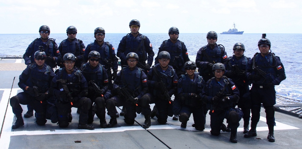 Indian, Chilean navies at sea during RIMPAC 16