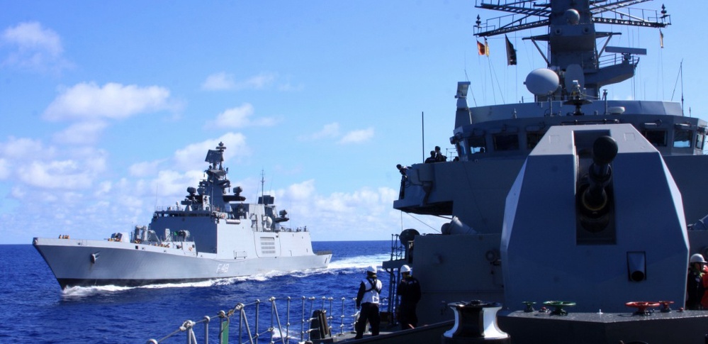 Indian, Chilean navies at sea during RIMPAC 16