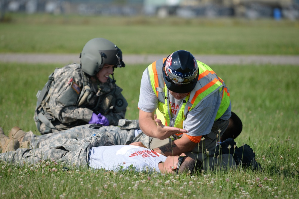 National Guard trains with civilian agencies during PATRIOT North 2016 at Volk Field Wisc.