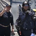 Chilean and U.S. Sailors conduct a joint VBSS exercise during RIMPAC