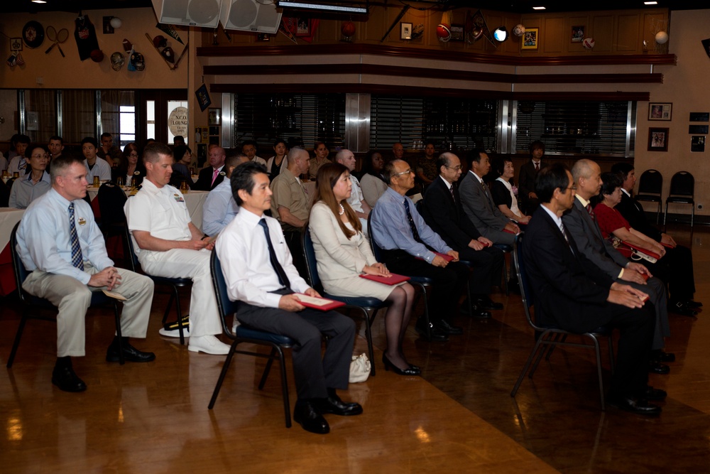 MCAS Iwakuni honors 25 Japanese retirees with ceremony