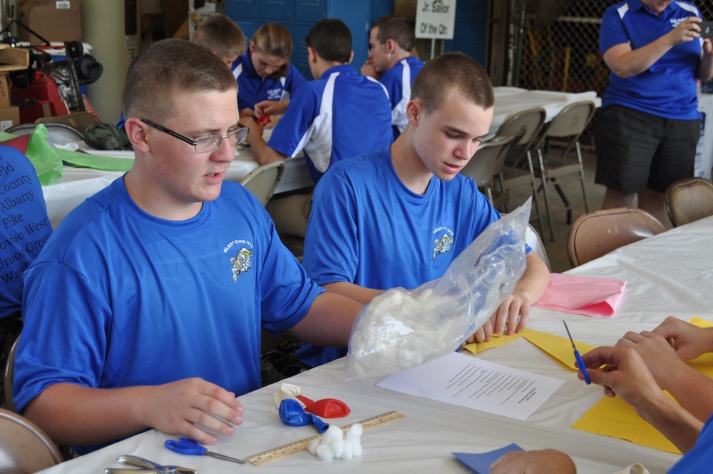 Crane hosts Basic Leadership, STEM Training for high school cadets Crane hosts Basic Leadership, STEM Training for high school cadets