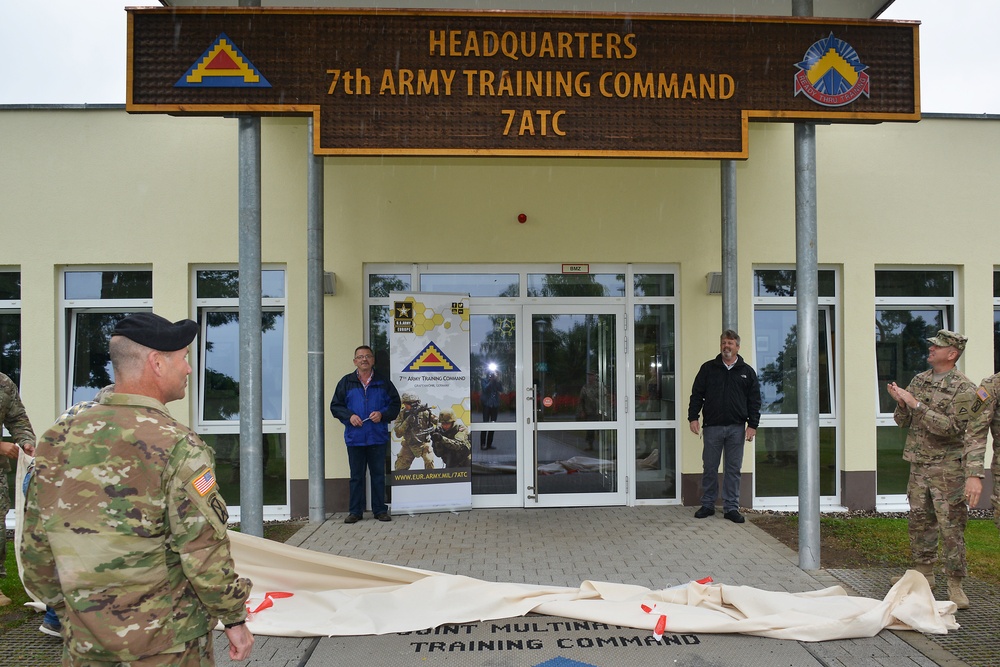 Unveiling of the new 7th ATC Headquarters sign