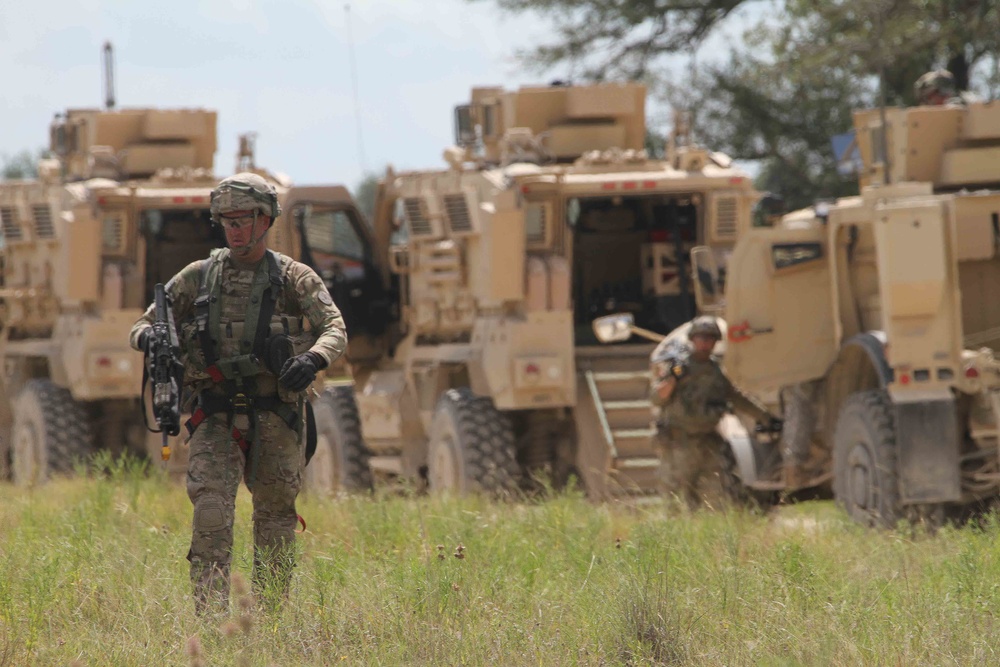 Squadron live-fire training preps troops for deployment