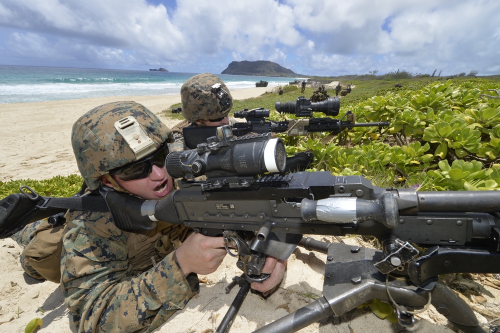 Amphibious demonstration during RIMPAC 2016