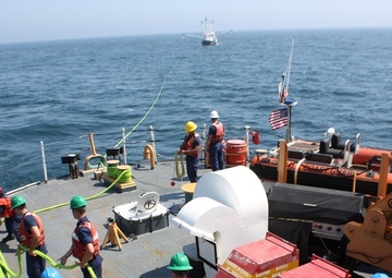 Coast Guard Cutter assists disabled fishing vessel 100 miles East of Chatham, Mass.