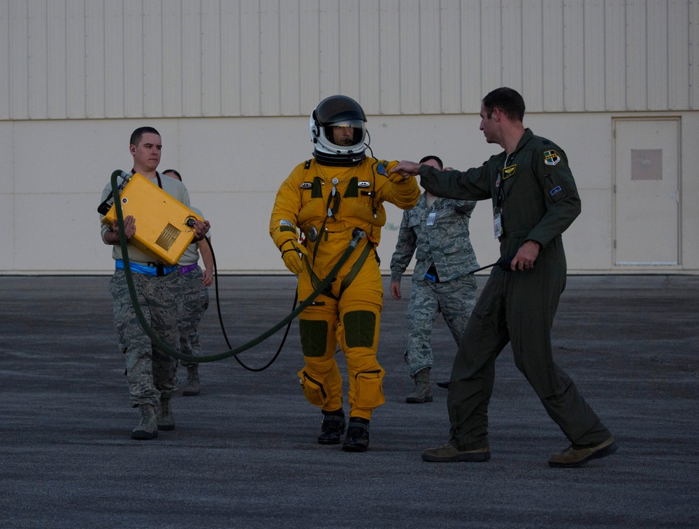 U-2 stages out of Nellis for Red Flag 16-3