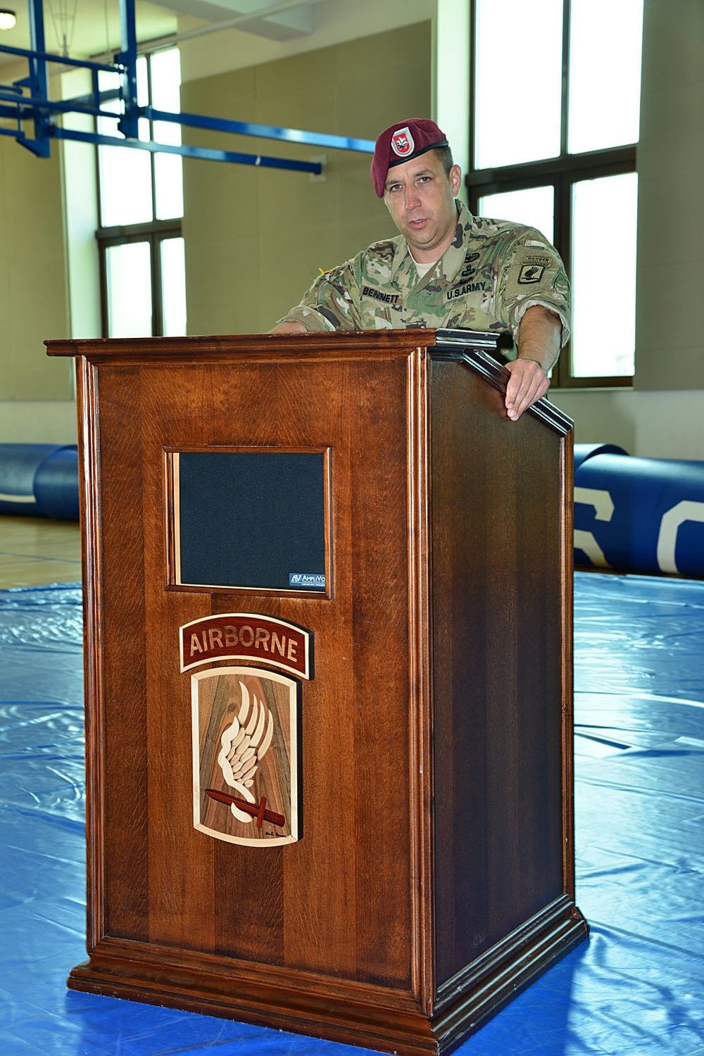 HHC, 54th Engineer Battalion, 173rd Airborne Brigade change of command ceremony