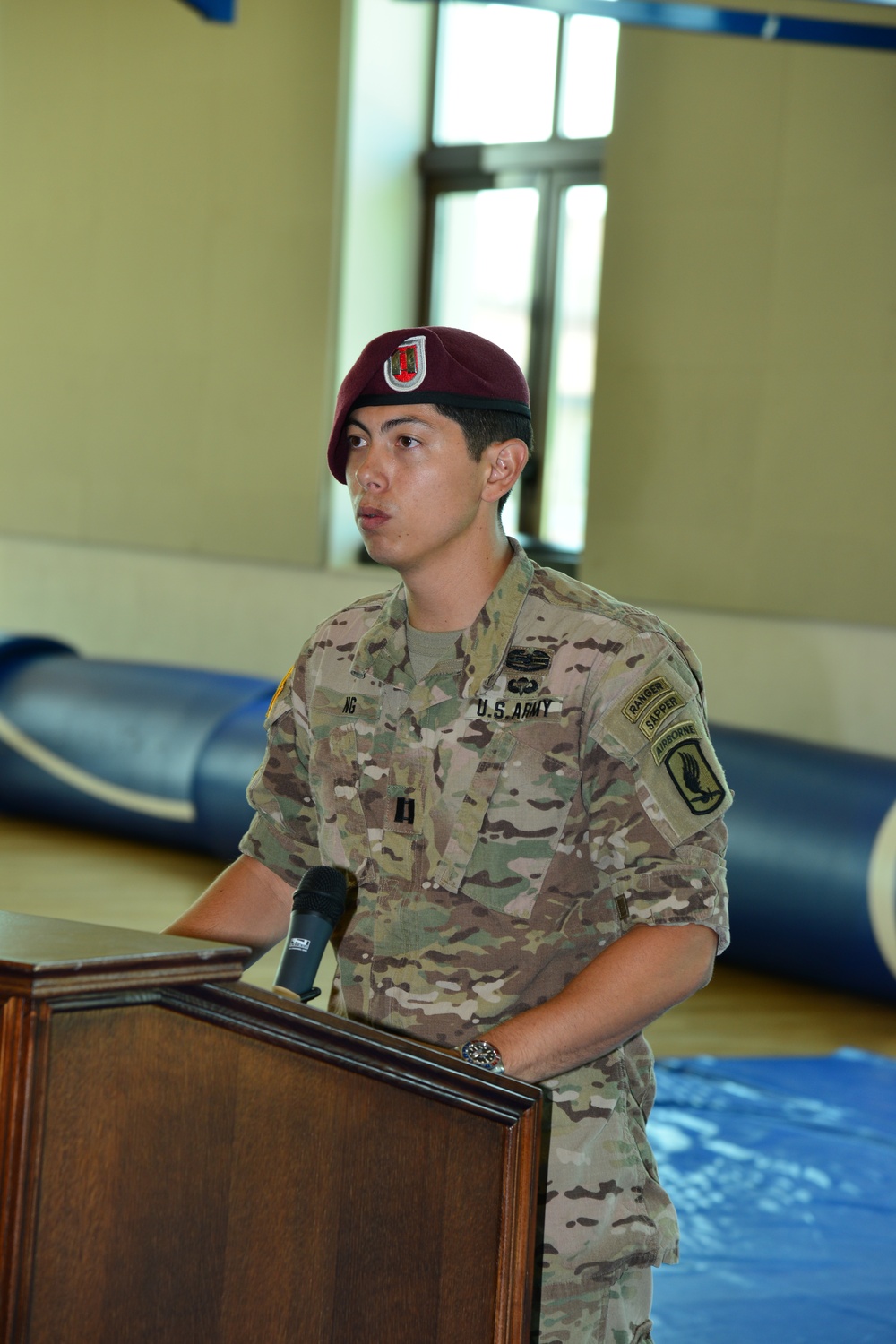 HHC, 54th Engineer Battalion, 173rd Airborne Brigade change of command ceremony