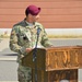 Company A, 2nd Battalion, 503rd Infantry Regiment, 173rd Airborne Brigade change of command ceremony