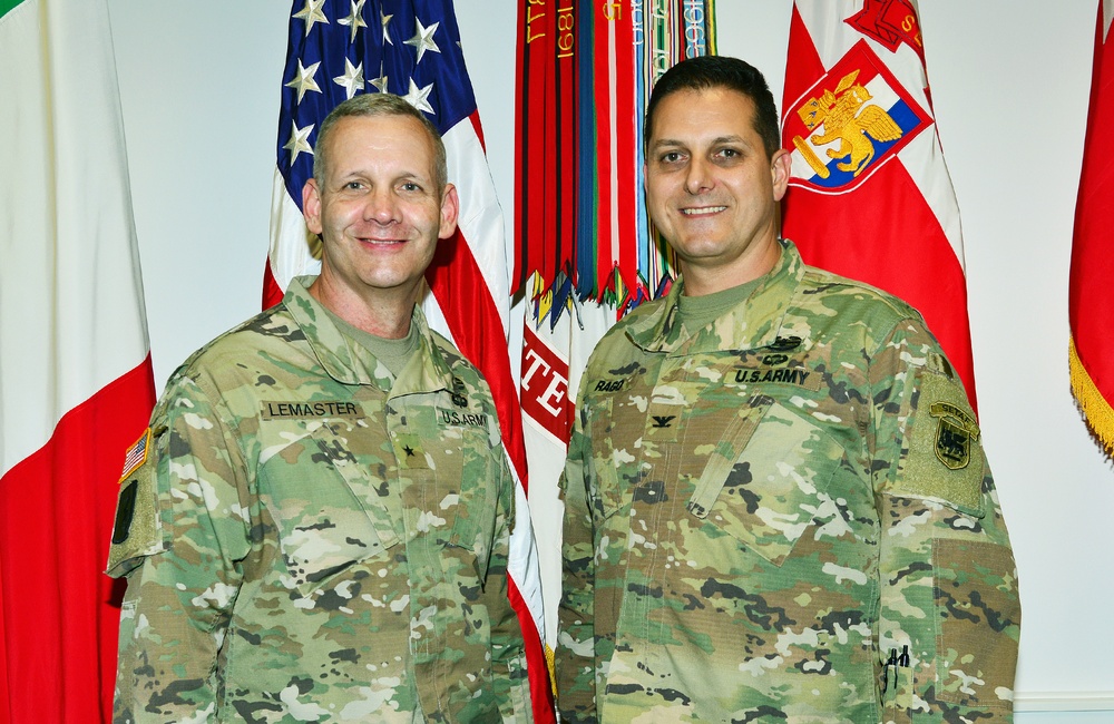Brig. Gen. Dennis P. LeMaster visits Caserma Ederle in Vicenza, Italy