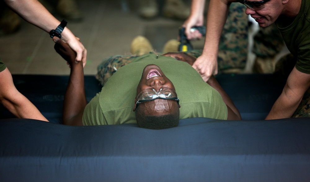 This is what Marines look like ‘riding the lightning.’