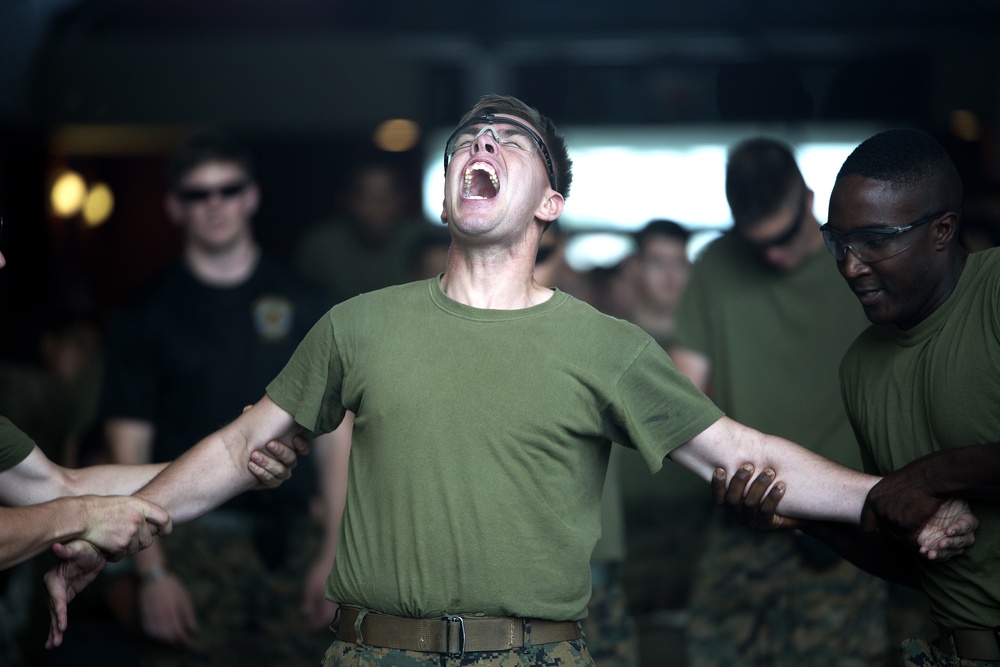 This is what Marines look like ‘riding the lightning.’