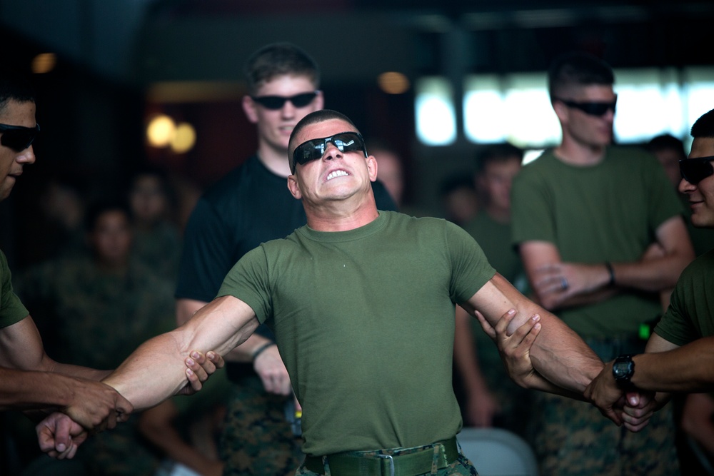 This is what Marines look like ‘riding the lightning.’
