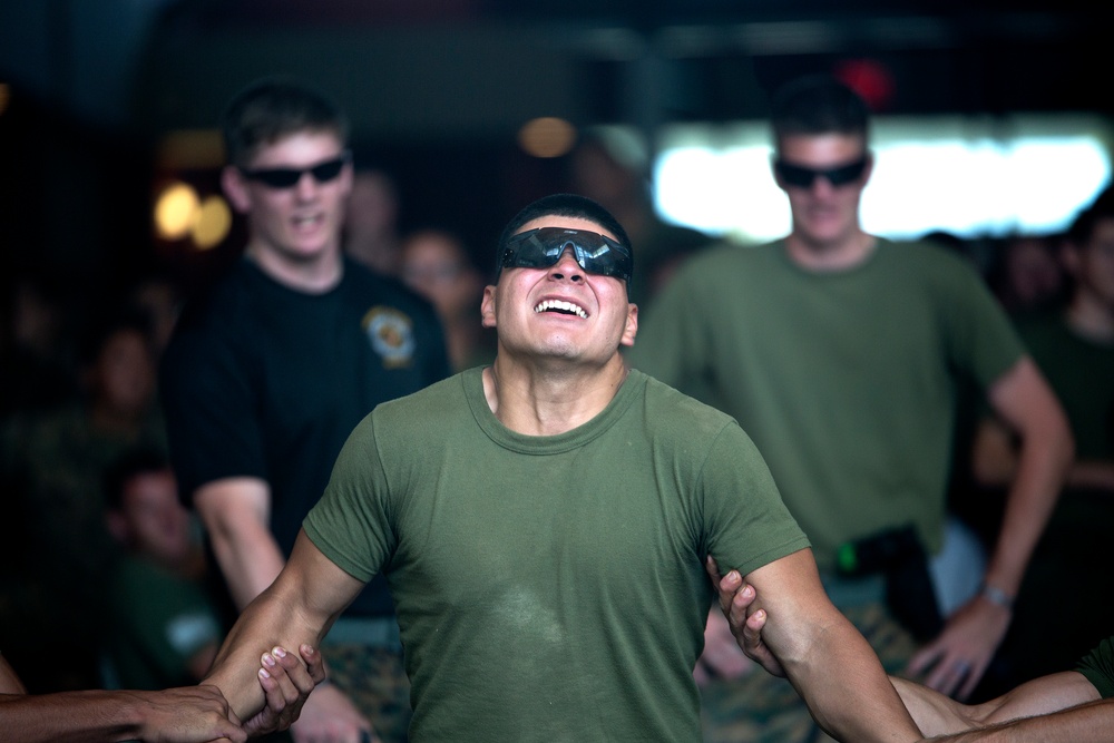 This is what Marines look like ‘riding the lightning.’