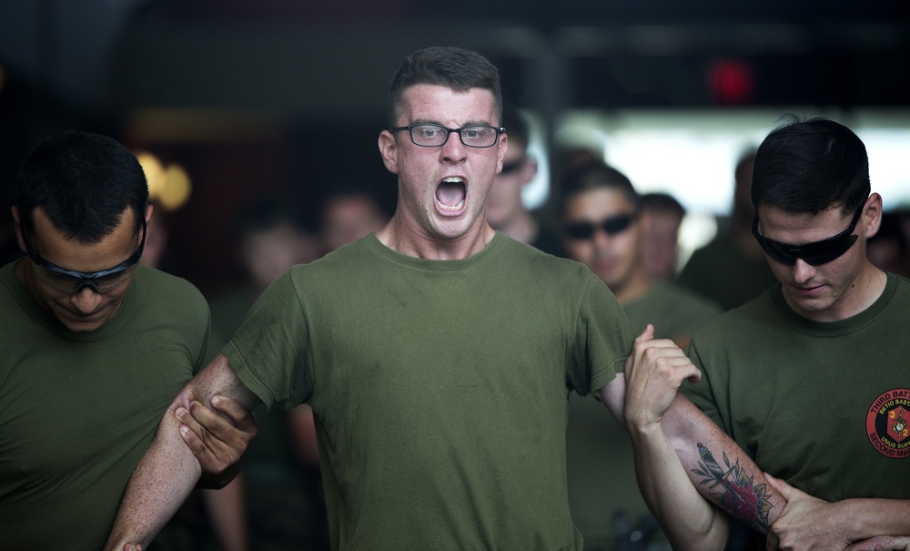 This is what Marines look like ‘riding the lightning.’