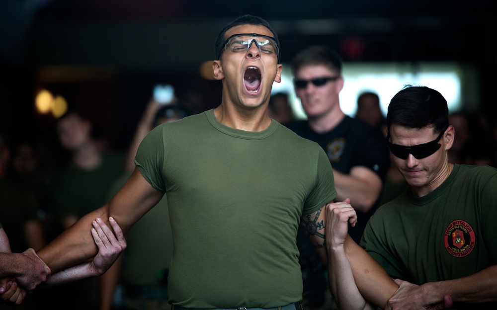 This is what Marines look like ‘riding the lightning.’