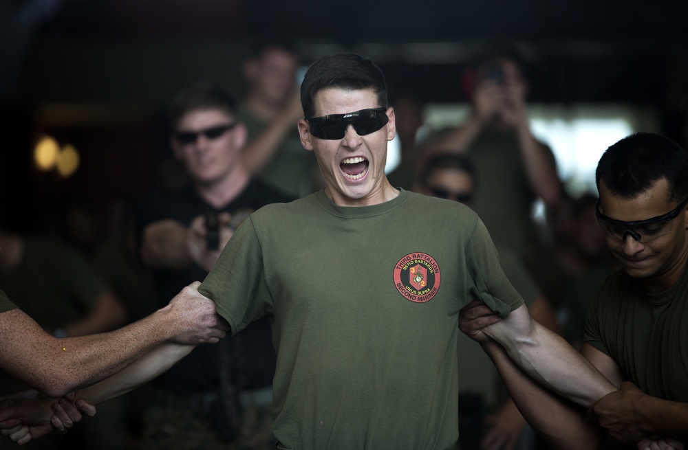 This is what Marines look like ‘riding the lightning.’